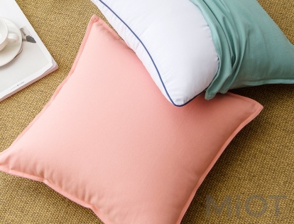 Подушка Tonight Cotton Pillows Turquoise 45*45 cм